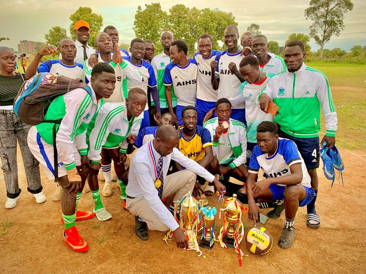 Sports Trophy Celebration